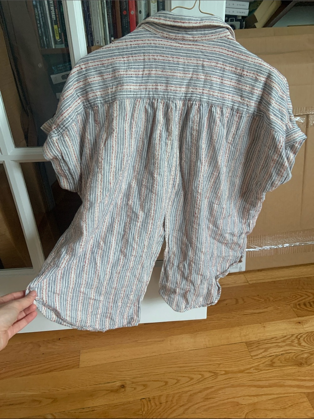 Anthro Embroidered Button Up - Picture 3 of 4
